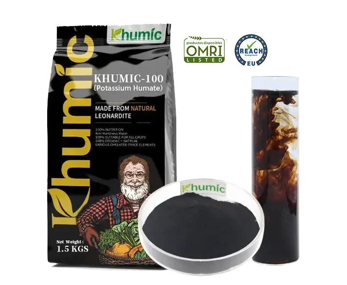 KHUMIC-100: Premium Potassium Humate (100% Water Soluble)